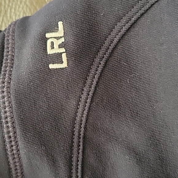 Ralph Lauren Navy Blue/White Side Stripe Leggings, Logo/Saddle Back Riding Med - Picture 3 of 11